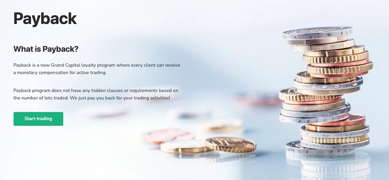 Grand Capital Launches Payback Loyalty Program: Earn Rewards for Active Trading